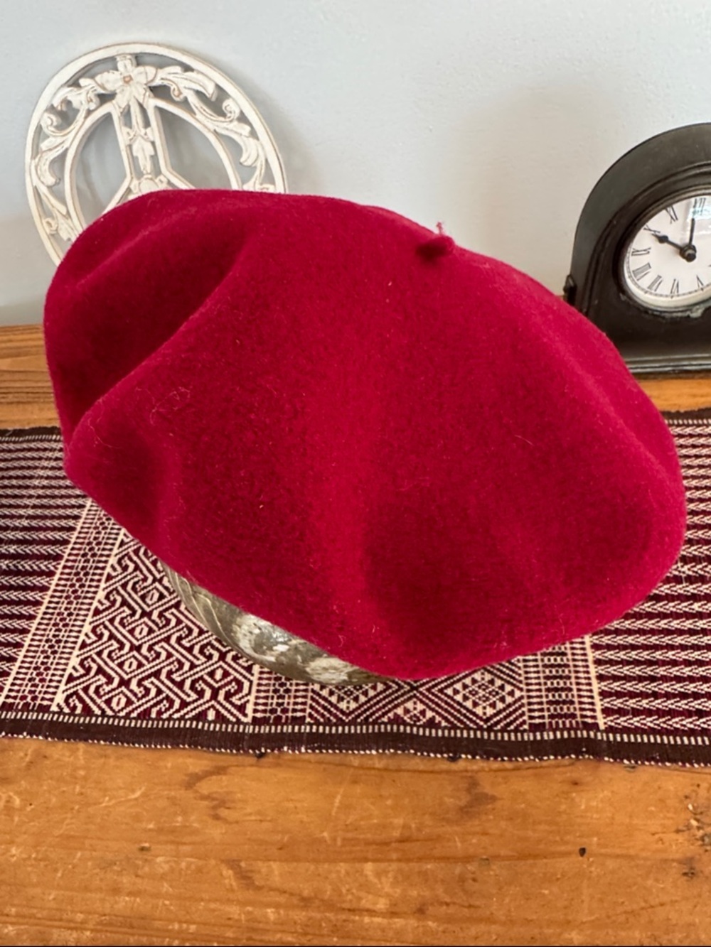 French wool beret